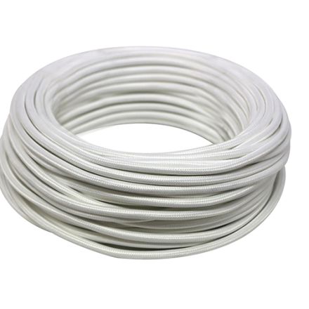CABLE H03VVF ROND 2X0,75 TEXT.BLANC (CR 25M)